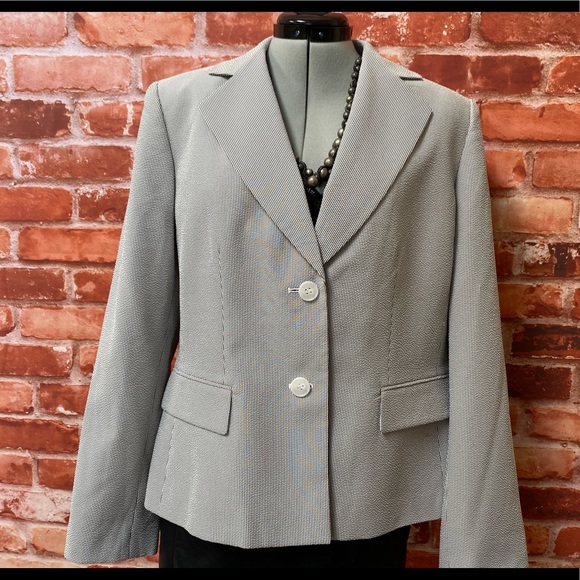 🐠Evan Picone seersucker suit jacket - Picture 7 of 11